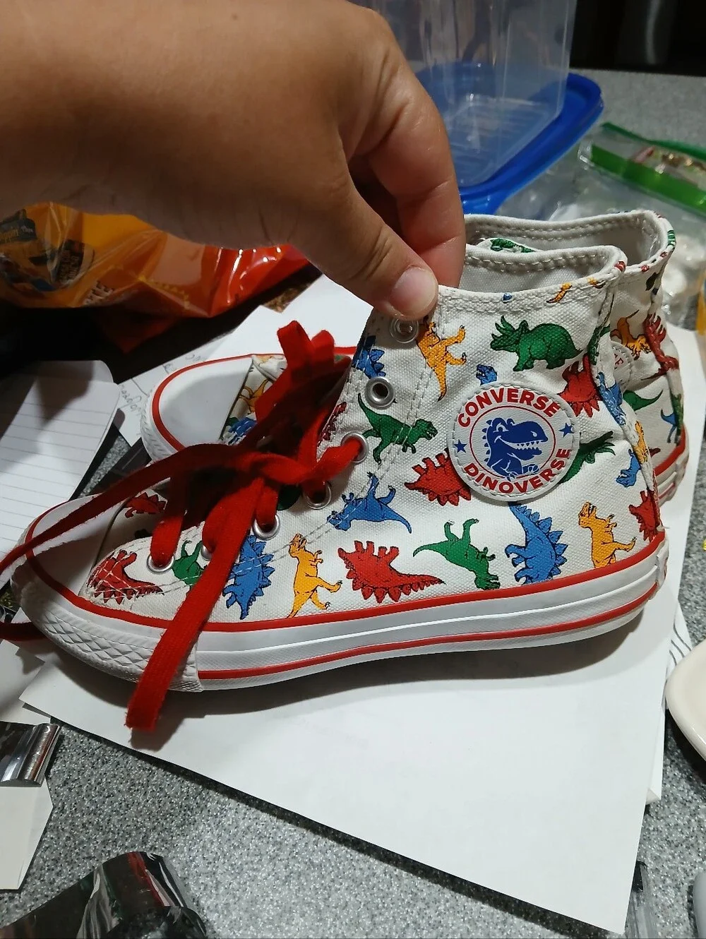 converse dinosar shoes kids